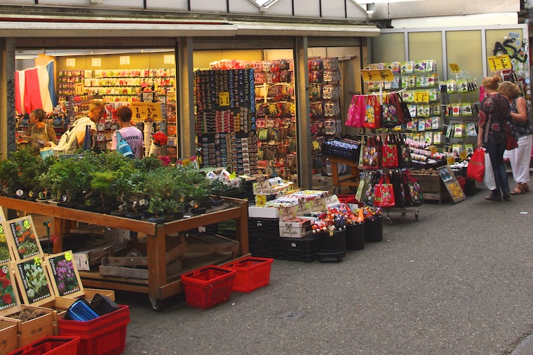 Bloemenmarkt Flower Market Stalls in Amsterdam