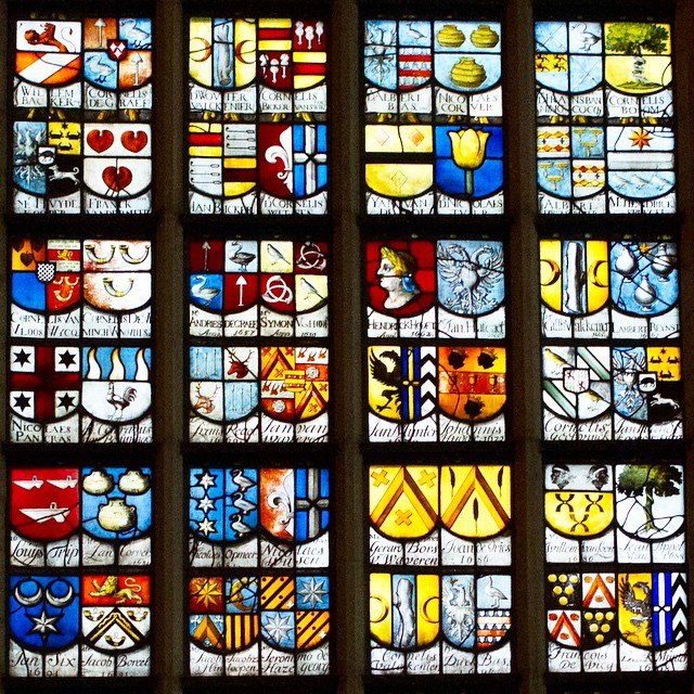 Oude Kerk Stained Glass Window