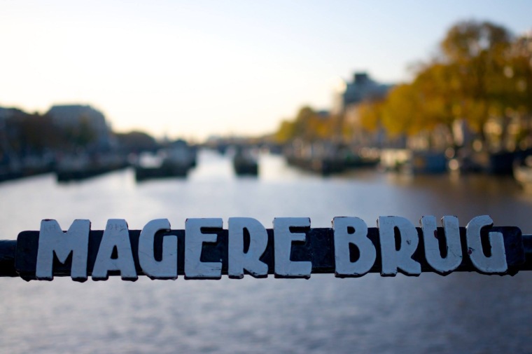 Magere Brug Amsterdam - Lettering