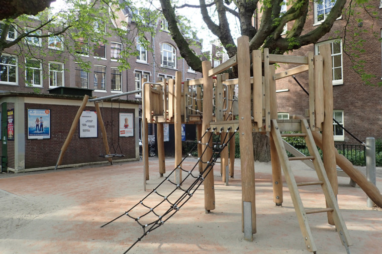 One of Amsterdam's many children's playground